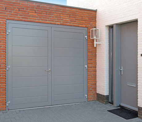 Side Hinged Garage Door Steel, Timber and GRP | Insulated Double